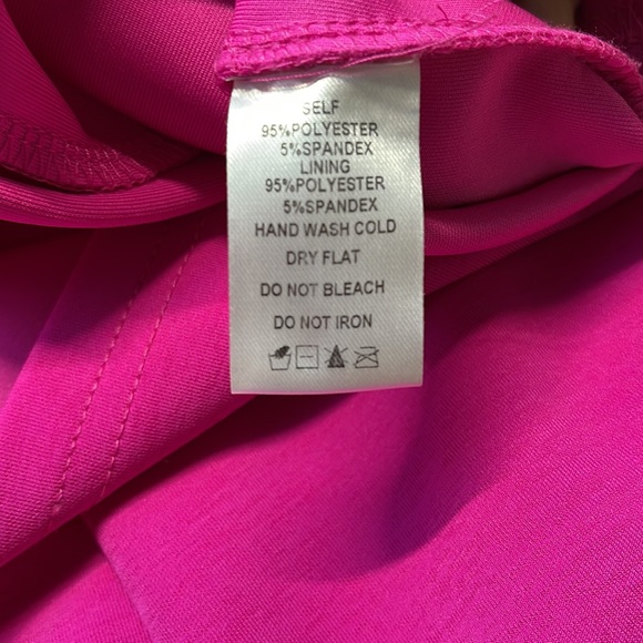 Women's Spaghetti Strap Bodycon Scuba Cocktail Dress L Juniors - Picture 6 of 6